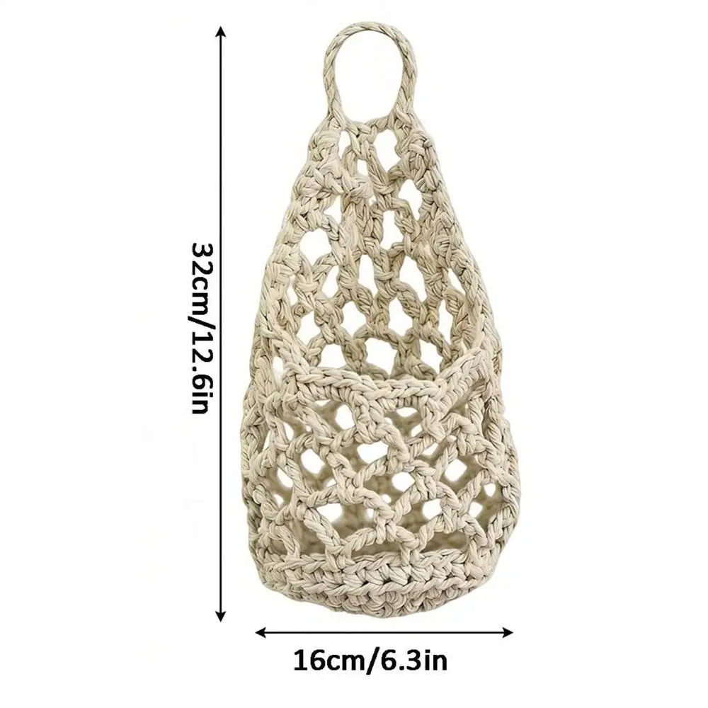 Suspension Murale pour Plantes en Macramé — Style Bohème Chic