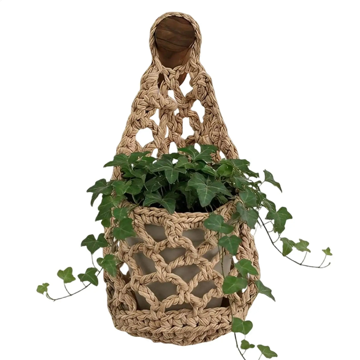Suspension Murale pour Plantes en Macramé — Style Bohème Chic